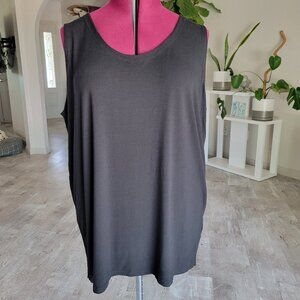 Eileen Fisher Black Sleeveless Tank Top